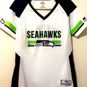 💙💚RARE Seahawks Bling Jersey Top💚💙